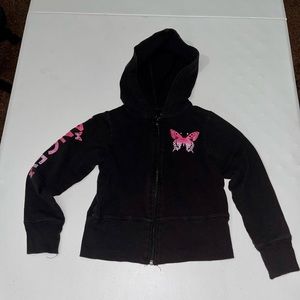 💙 Arizona Butterfly Graphic Fleece Hoodie